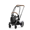 Cybex e-priam assento & chassi chrome brown