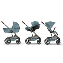 Cybex Balios S Lux 2 + Alcofa Dobrável Stormy Blue